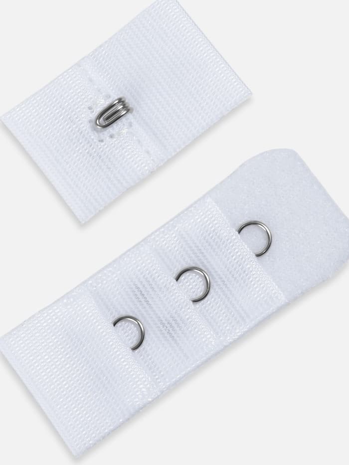 Застёжка для бюстгальтера, 3 ряда 1 крючок, 10 шт., белая