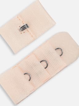 Застёжка для бюстгальтера, 3 ряда 1 крючок, 10 шт., бежевая