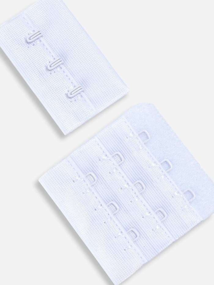 Застёжка для бюстгальтера, 3 ряда 3 крючка, 10 шт., белая