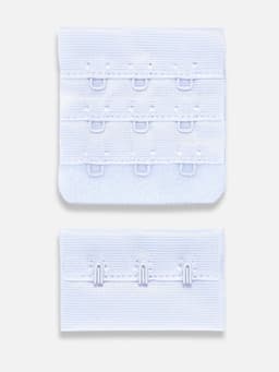 Застёжка для бюстгальтера, 3 ряда 3 крючка, 10 шт., белая