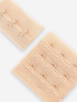 Застёжка для бюстгальтера, 3 ряда 3 крючка, 10 шт., бежевая