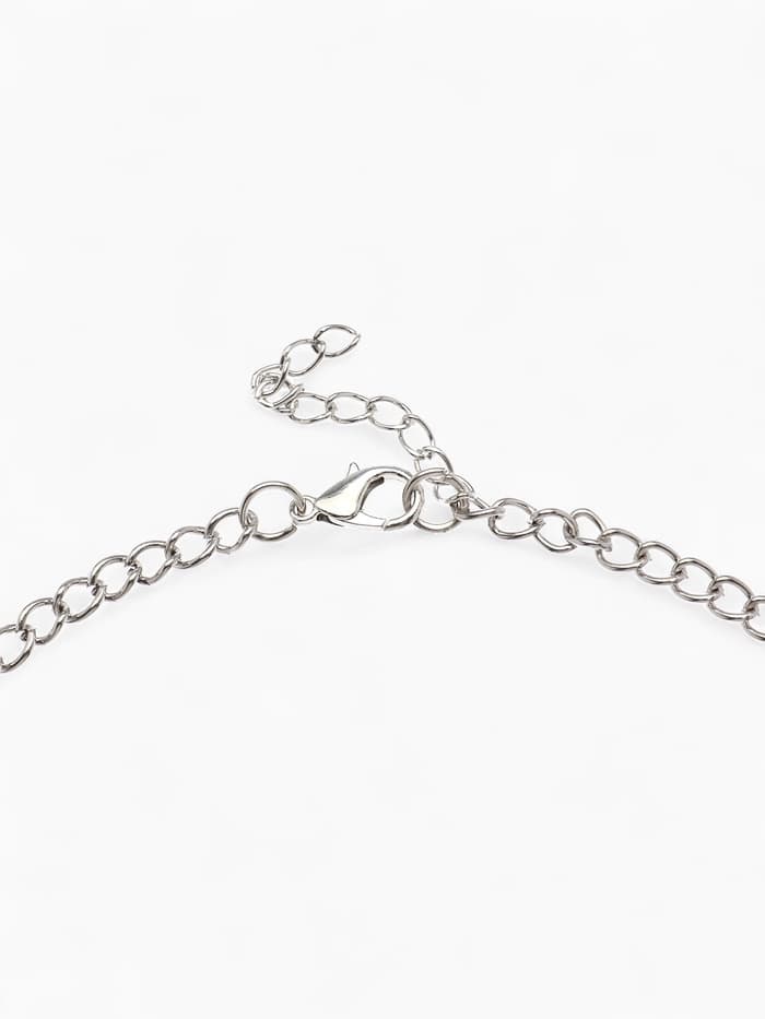 Колье «Гестия», четыре яруса, голубое в чернёном серебре, 35 см