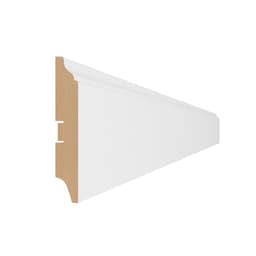 Плинтус напольный МДФ «100B», 16×100×2000 мм, цвет белый