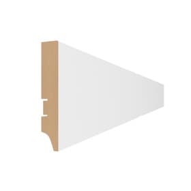 Плинтус напольный МДФ «100А», 16×100×2000 мм, цвет белый
