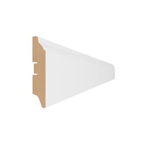Плинтус напольный МДФ «82», 16×82×2000 мм, цвет белый