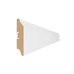 Плинтус напольный МДФ «82», 16×82×2000 мм, цвет белый