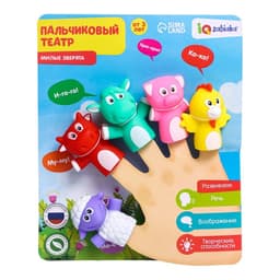 Пальчиковые игрушки «Милые зверята», набор 5 шт., по методике Монтессори
