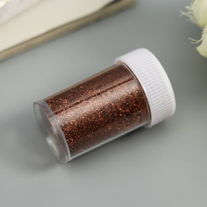 Глиттер в баночке с дозатором «Пудра красная палитра», набор 4 шт. 1б=8 г, 2.8×10.7×5.2 см