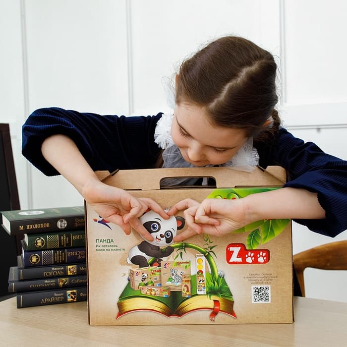 Набор первоклассника, 44 предмета, ЛУЧ «ЗОО», в папке