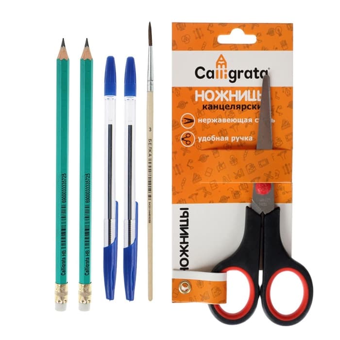 Набор первоклассника, 44 предмета, ЛУЧ «ЗОО», в папке