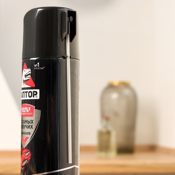 Аэрозоль от насекомых «Раптор», от тараканов, спрей, 430 мл