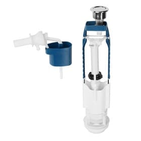 Арматура для смывных бачков «УКЛАД» - 2, с боковой подводкой 1/2", однокнопочная, хром