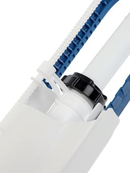 Арматура для смывных бачков "УКЛАД" - 2, с нижней подводкой 1/2", однокнопочная, хром