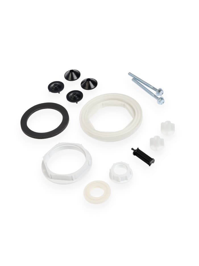 Арматура для смывных бачков "УКЛАД" - 2, с нижней подводкой 1/2", двухкнопочная, хром