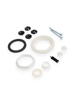 Арматура для смывных бачков "УКЛАД" - 2, с нижней подводкой 1/2", двухкнопочная, хром