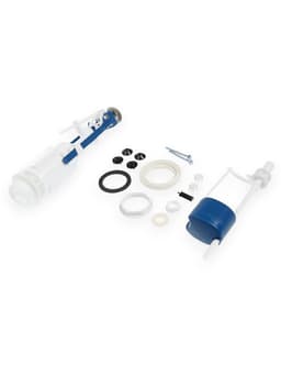 Арматура для смывных бачков "УКЛАД" - 2, с нижней подводкой 1/2", двухкнопочная, хром