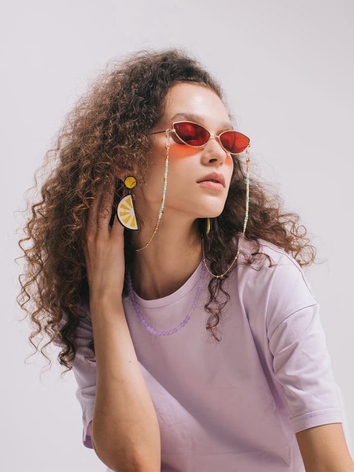 Серьги пластик «Вивьен» лимоны, цвет жёлто-белый