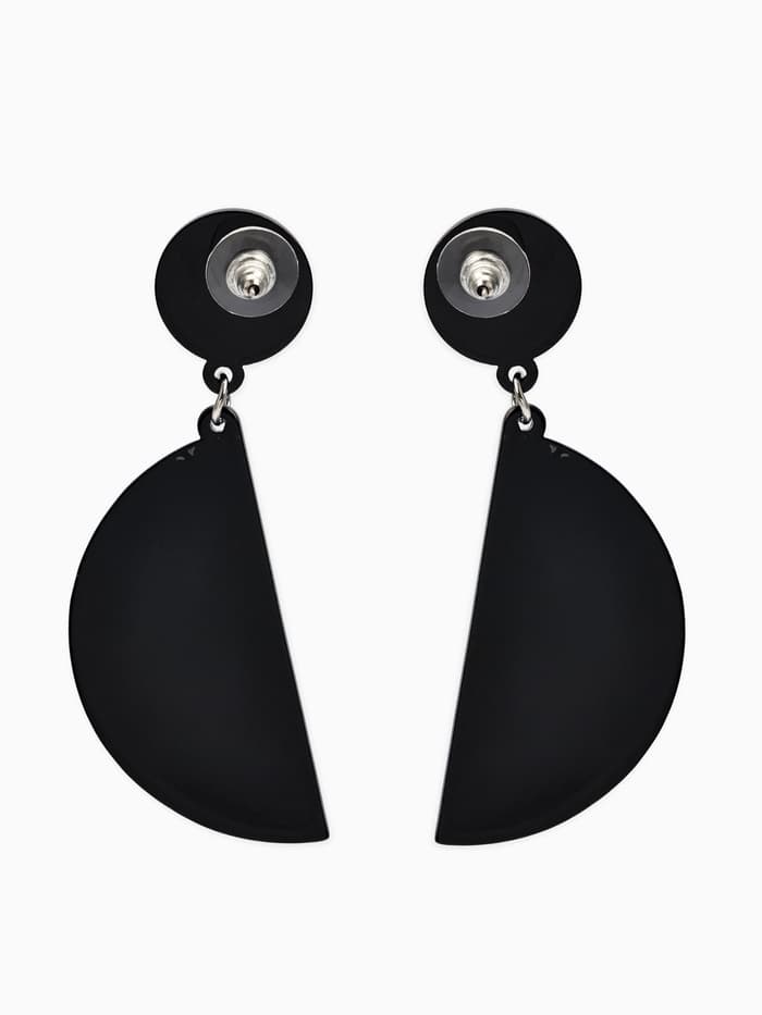 Серьги пластик «Вивьен» лимоны, цвет жёлто-белый