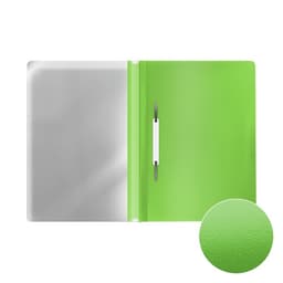 Папка-скоросшиватель А4 140 мкм, ErichKrause Fizzy Neon, микс неон, прозрачный верх, до 130 листов