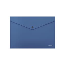 Папка-конверт на кнопке А4, 140 мкм, ErichKrause Fizzy Classic, полупрозрачная, МИКС