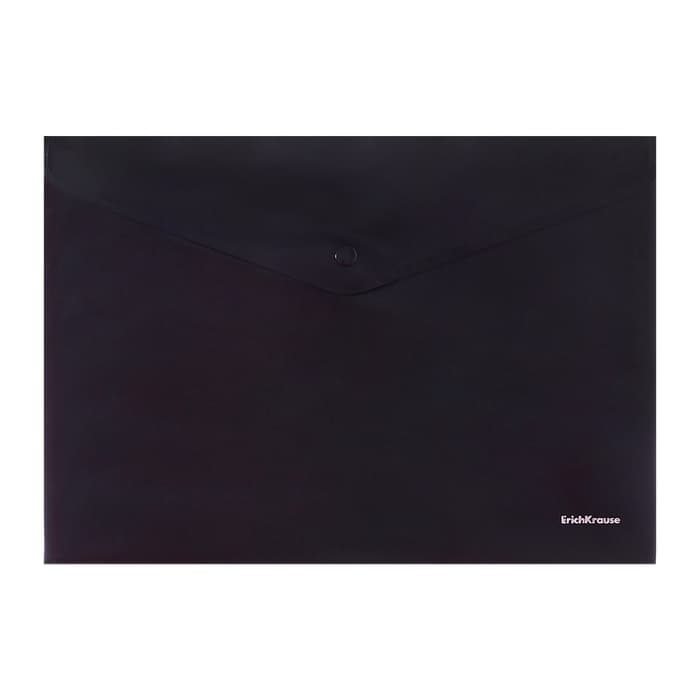 Папка-конверт на кнопке А4, 140 мкм, ErichKrause Fizzy Classic, полупрозрачная, МИКС