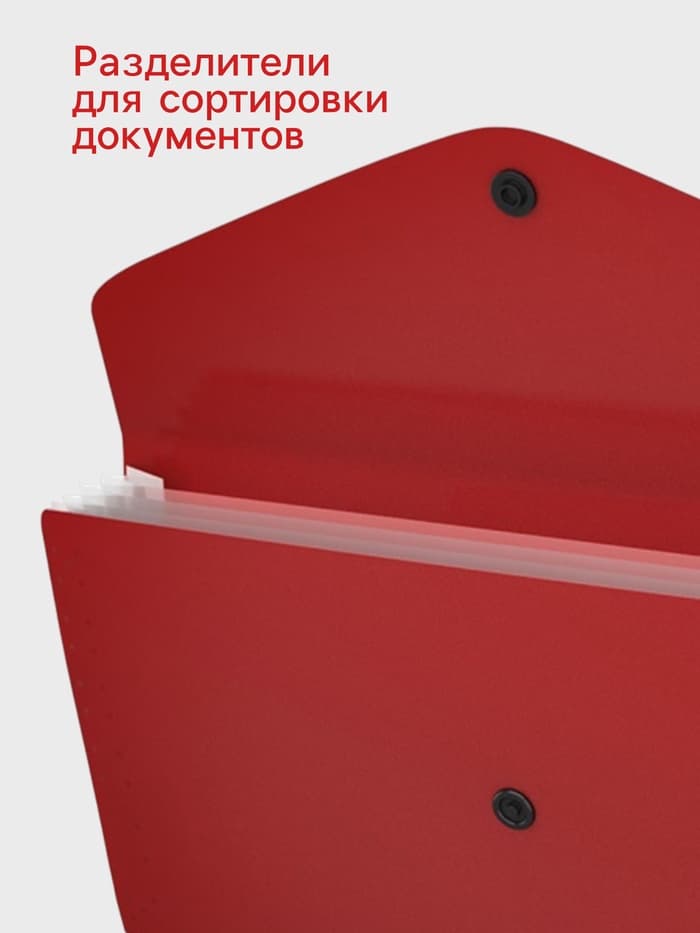 Папка 260×138 мм (Travel), 4 отделения, 400 мкм, ErichKrause Matt Classic, на кнопке, тиснение «песок», микс