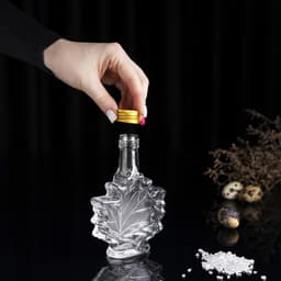 Бутылка стеклянная для соусов и масла «Клён», 100 мл, 10×3.5×14 см
