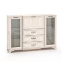 Комод большой для гостиной «Мирелла», со стеклом, 3 ящика, 358×1491×1074 мм, цвет бодега светлая