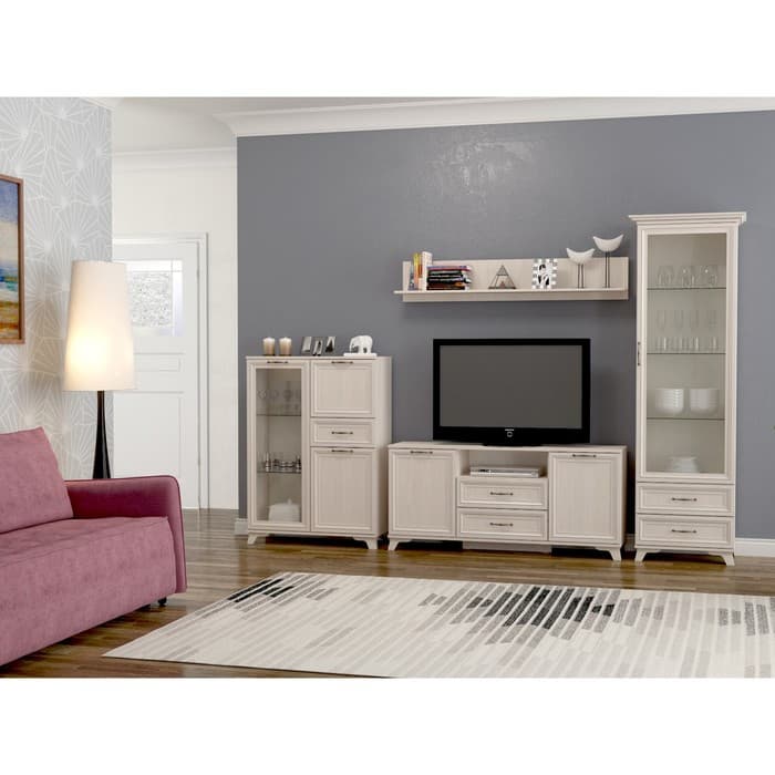 Полка настенная открытая «Мирелла», 216×1490×268 мм, цвет бодега светлая