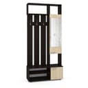 Прихожая «Милан», с вешалкой, с зеркалом, 1000×362×2200 мм, цвет венге/дуб сонома