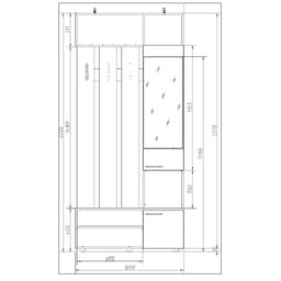 Прихожая «Милан», с вешалкой, с зеркалом, 1000×362×2200 мм, цвет дуб сонома/белый