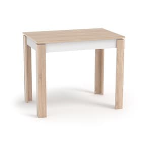 Стол обеденный «Оптима», 600×760×900 мм, цвет дуб сонома/белый