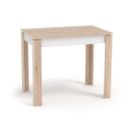 Стол обеденный «Оптима», 600×760×900 мм, цвет дуб сонома/белый