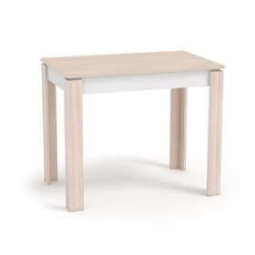 Стол обеденный «Оптима», 600×760×900 мм, цвет шимо светлый/белый