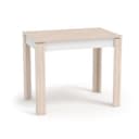 Стол обеденный «Оптима», 600×760×900 мм, цвет шимо светлый/белый