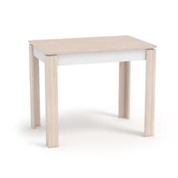 Стол обеденный «Оптима», 600×760×900 мм, цвет шимо светлый/белый