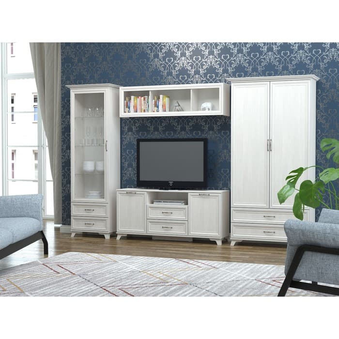 Тумба под ТВ «Мирелла», 358×1491×676 мм, цвет бодега светлая