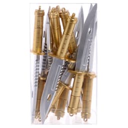 Ручка-прикол Calligrata «Кинжал», синий стержень, гелевая, МИКС