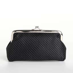 Косметичка на фермуаре, чёрная