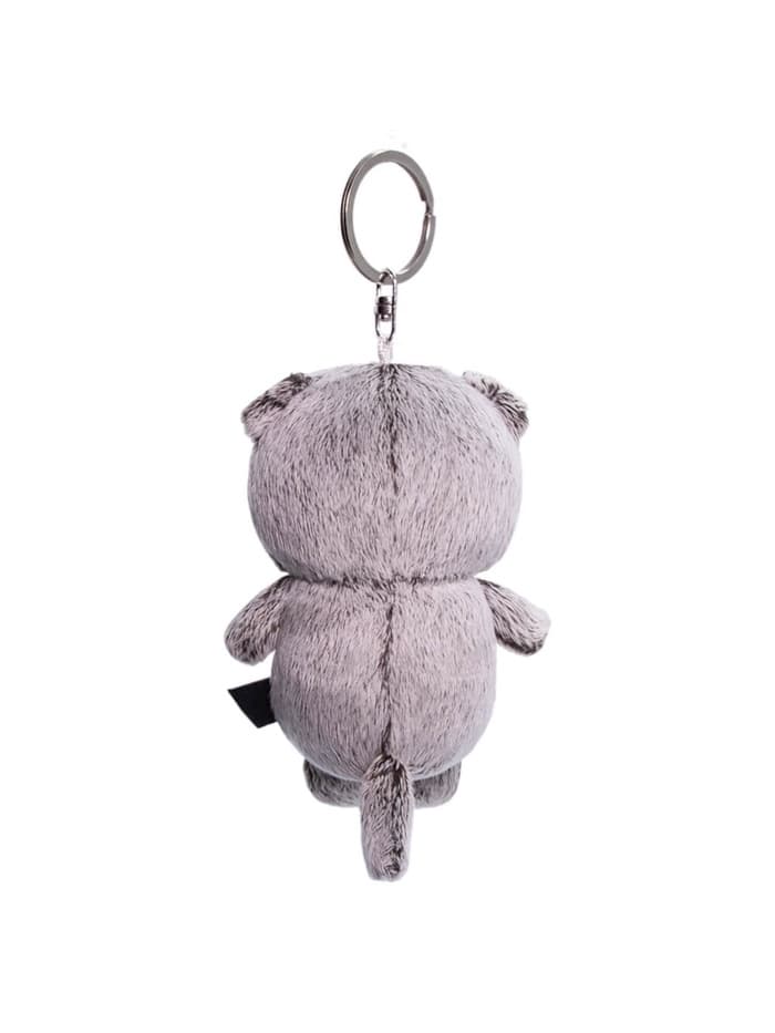 Мягкая игрушка-брелок «Кот Басик с бантиком-бабочкой», 12 см