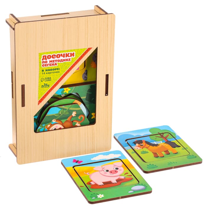 Досочки Сегена Лесная мастерская «Кто где живёт»