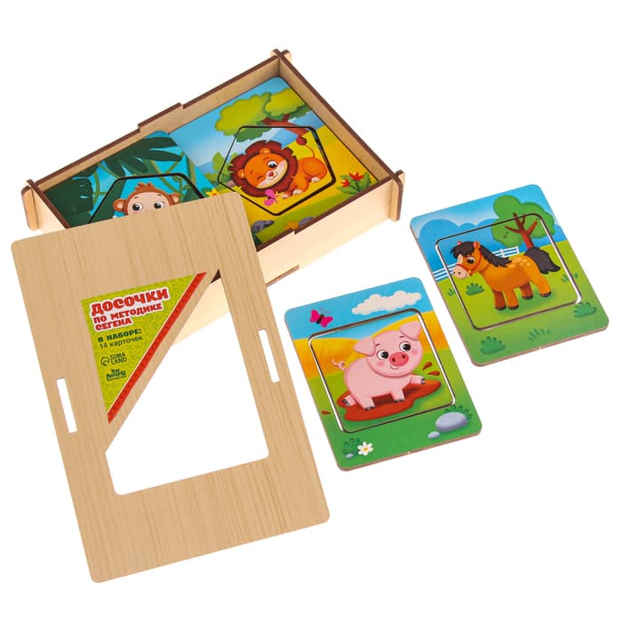 Досочки Сегена Лесная мастерская «Кто где живёт»