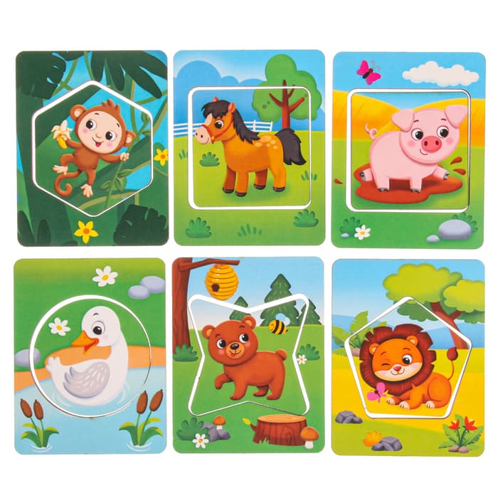 Досочки Сегена Лесная мастерская «Кто где живёт»