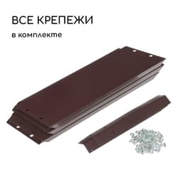 Клумба оцинкованная, d=140 см, высота бортика 15 см, шоколад, Greengo