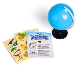 Глобус детский с наклейками «Моя планета», эпоха динозавров