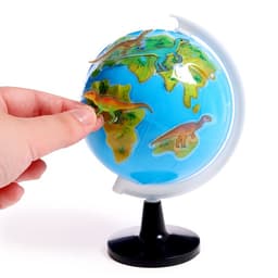 Глобус детский с наклейками «Моя планета», эпоха динозавров