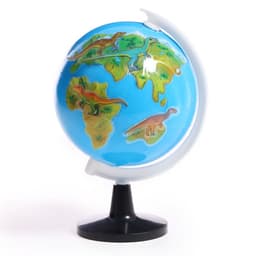 Глобус детский с наклейками «Моя планета», эпоха динозавров