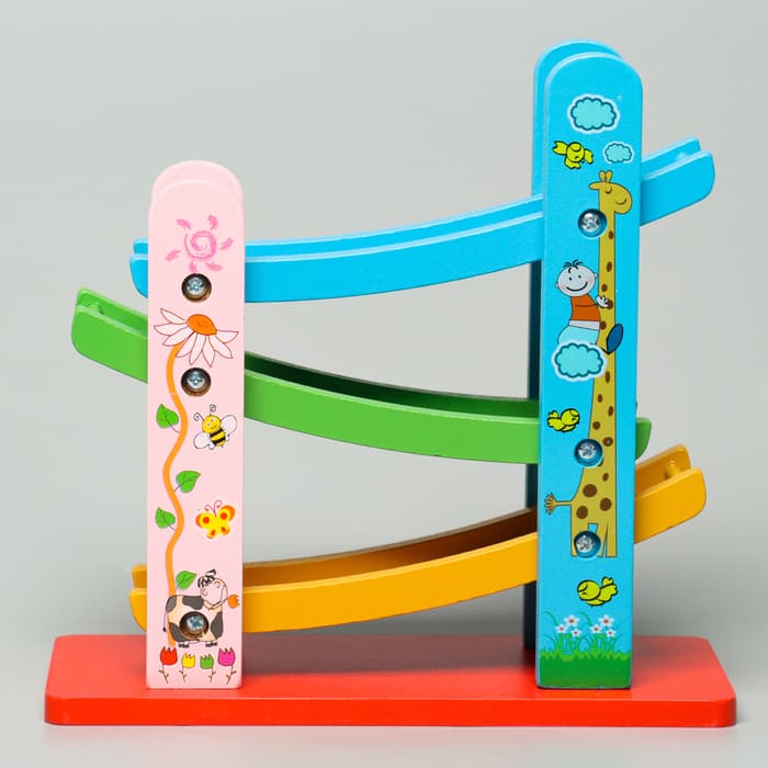 Автодром Лесная мастерская «Зверята», 10×23×21.5 см