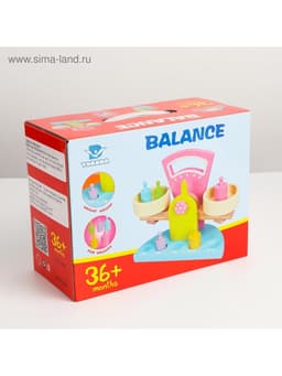 Игровой набор из дерева «Весы»