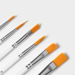 Набор кондитерских кисточек для декорирования Доляна «Ларсон», 6 шт., белый